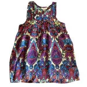 Belle Du Jour Y2K sheer multicolor ruffle tank top